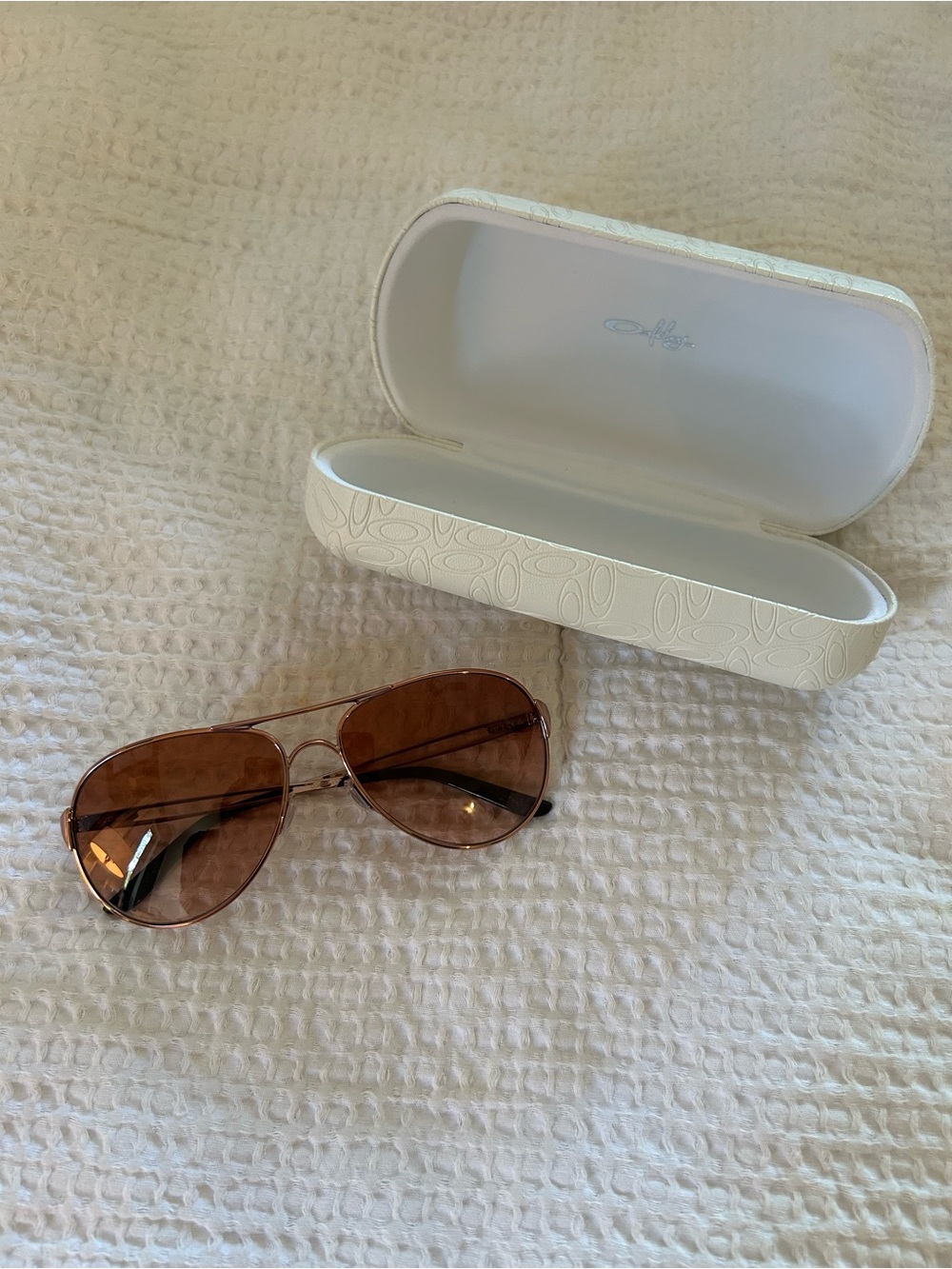 Oakley Aviator Sunglasses with Brown Lenses